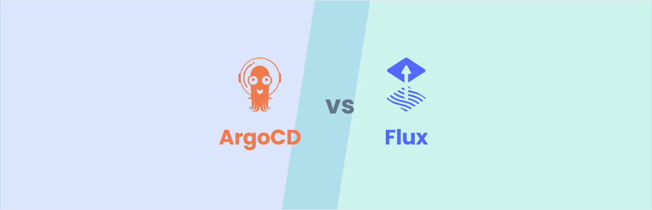ArgoCD vs Flux logo comparison