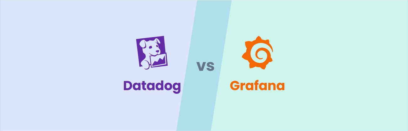 Datadog vs Grafana logo comparison