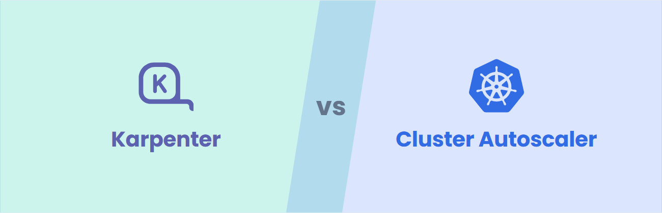 Karpenter vs Cluster Autoscaler logo comparison
